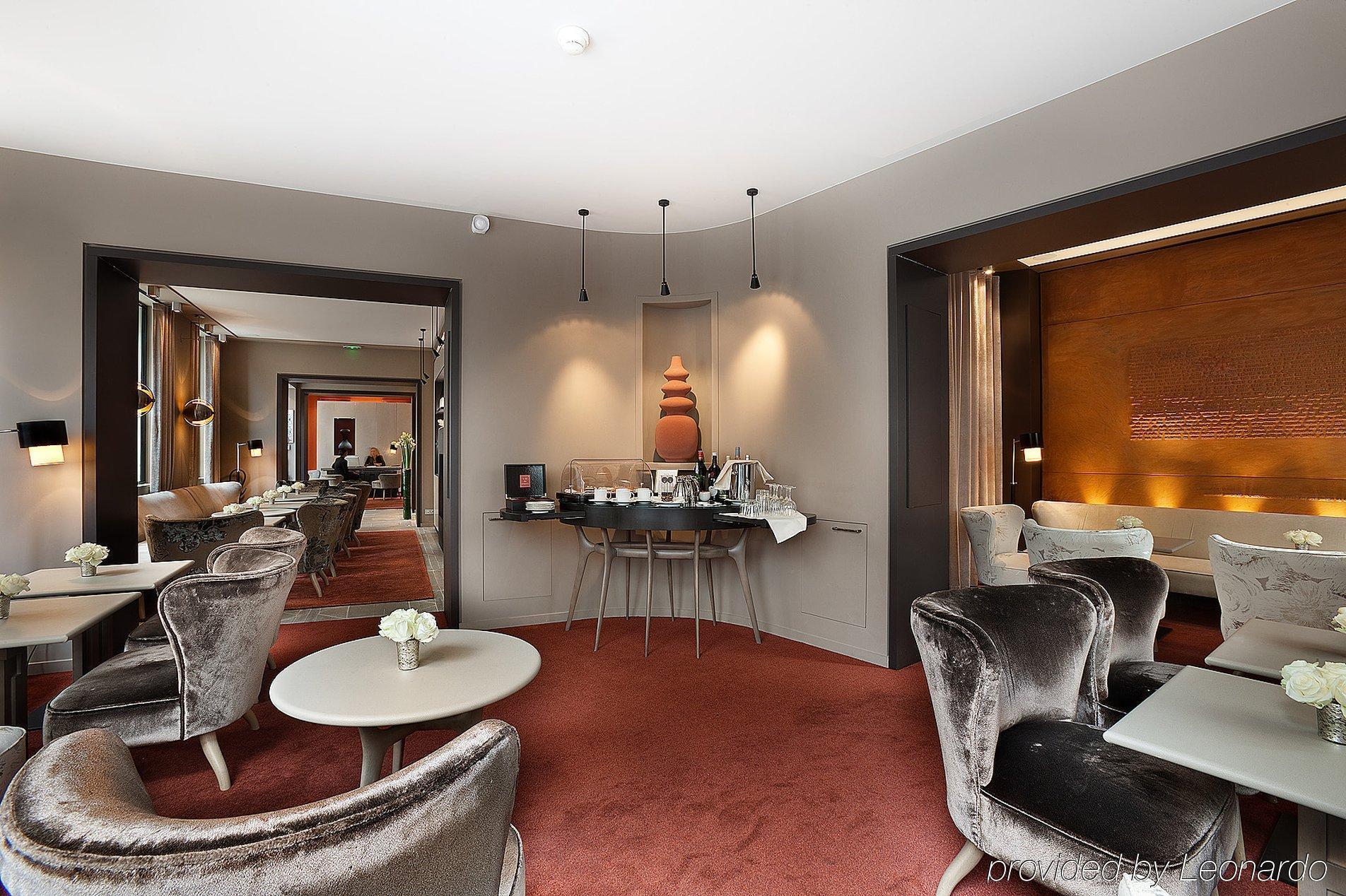 Le Pavillon Des Lettres Hotel Paris Restoran foto